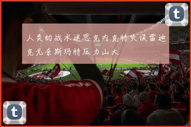 人类的战术迷思克内克特失误雷迪克无奈斯玛特压力山大